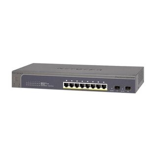Netgear Netgear - 8 Port GE Smart Switch 2SFP MAX POE Swit