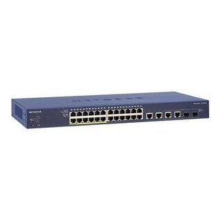 Netgear Netgear - 24PT FE POE SMART SW W/ 4 GE PTS 12 prt
