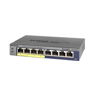 Netgear ProSafe Plus Unmgd Switch with PoE 8-prt Gigabit