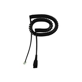 Jabra Jabra QD aansluitkabel naar RJ10 - krulsnoer - 0.5m-2m - GN8000