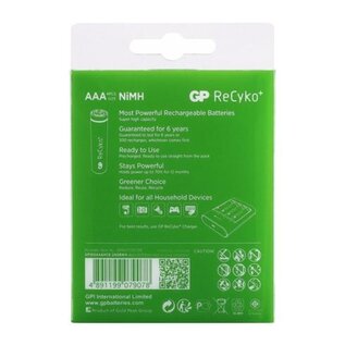 GP Batteries 4x AAA Batterijen 950mAh