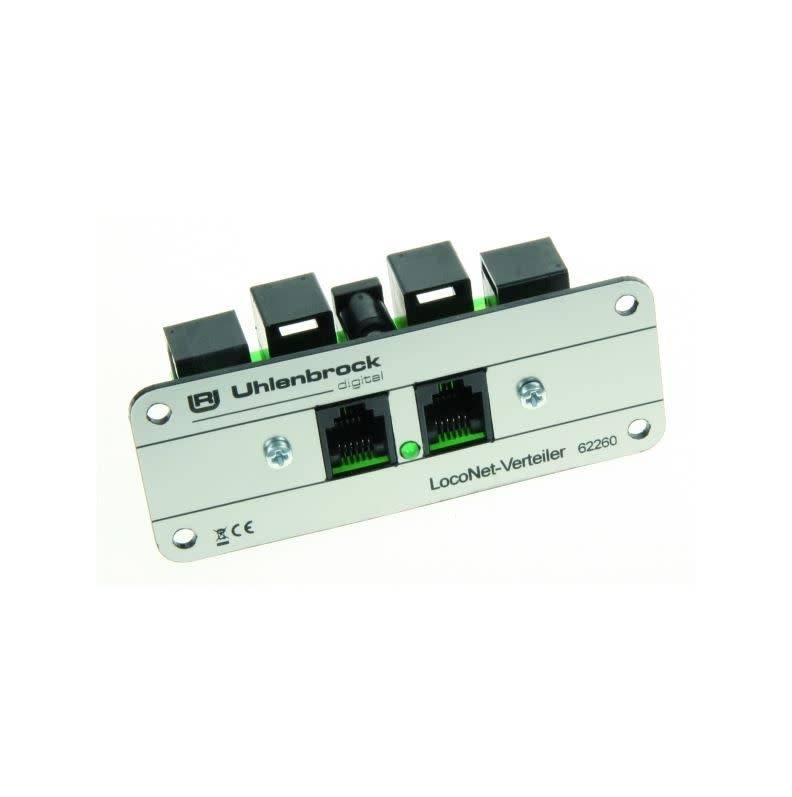 Uhlenbrock 62260 LocoNet distributor with built-in front