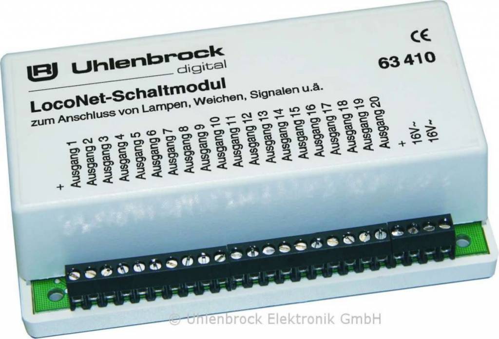 Uhlenbrock 63410 Loconet Switch module (digital)