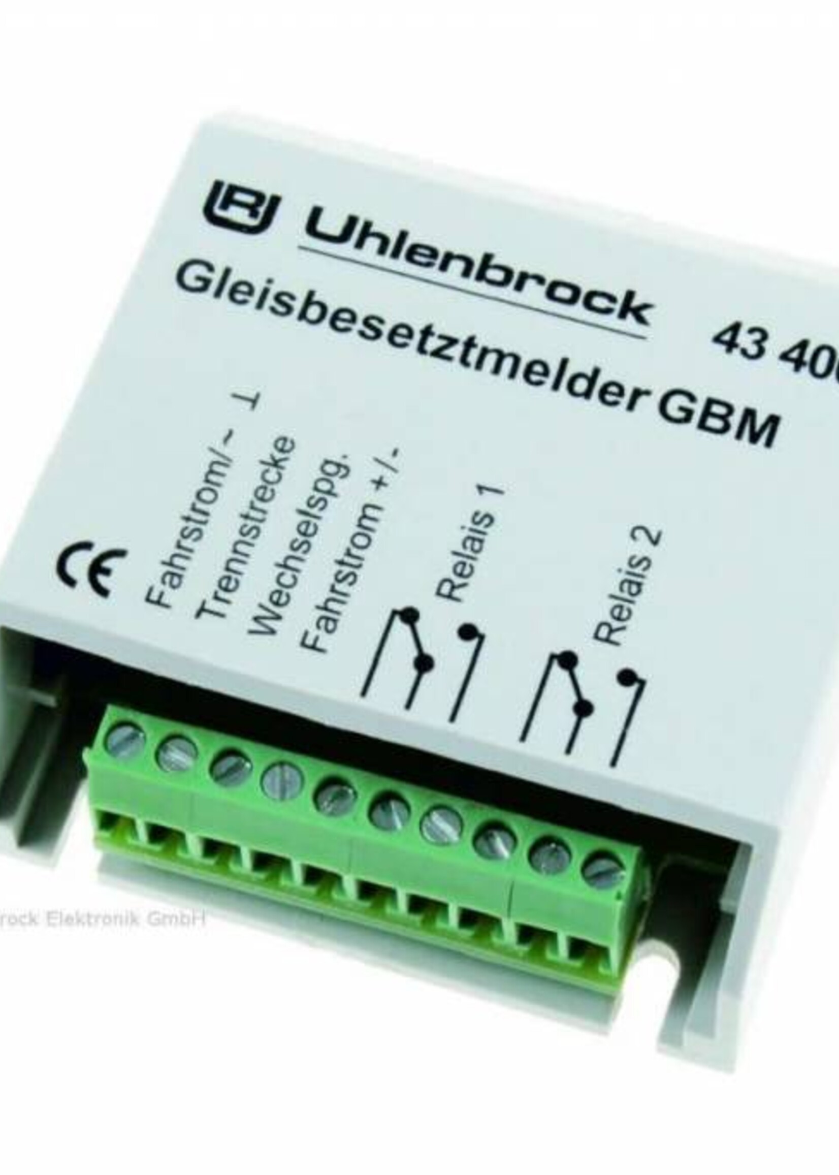 UHLENBROCK Uhlenbrock 43400 GBM Track occupancy detector + relay