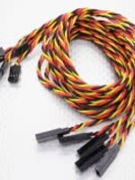 HOBBYKING Servoverlängerungskabel 80 cm (1 Stück) Gedreht