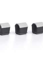 N-Train 3 modern containers with handle (212.49)