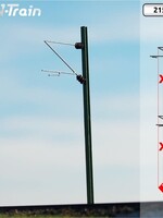 N-Train DB - H-profile mast with Re160 bracket - S (10 pieces) (215.12)