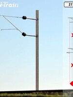 N-Train SBB - H-profile mast with FL-140 bracket - L (10 pieces) (217.18)
