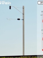 N-Train BLS - H-profile mast with bracket (2 pieces) (217.19)