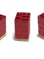 N-Train N-TRAIN 211009 N 3 pallets met flessendozen - rood