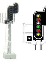 MAFEN MAFEN 413216 N SNCF - Hoofdsein met 10 LED's (dubbelgeel/rood/wit/groen/rood/geel/wit + dubbelgeel)