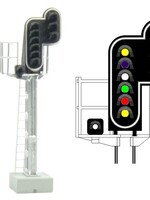 MAFEN MAFEN 413217 N SNCF - Hoofdsein met 10 LED's (dubbelgeel/paars/wit/groen/rood/geel/wit + dubbelgeel)