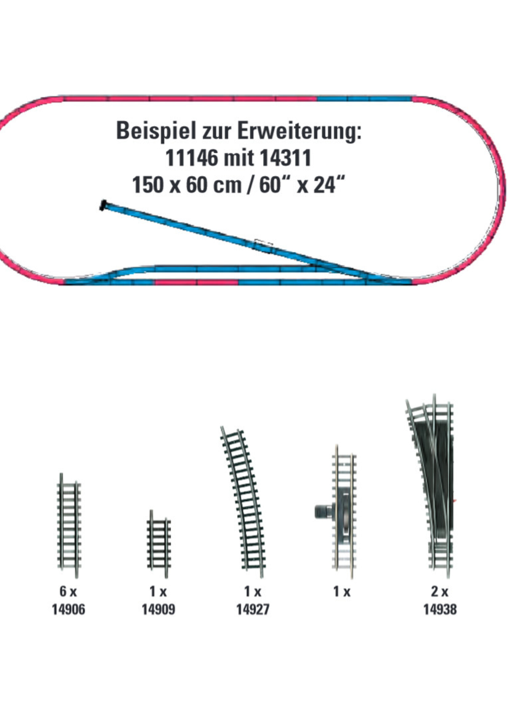 MINITRIX Track extension set H1 (14311)