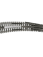 MINITRIX Curved turnout left R3 / R4 (manual operation) with polarized heart piece (14947)