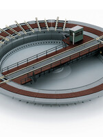 MINITRIX Turntable with 8 rail connections (66570)