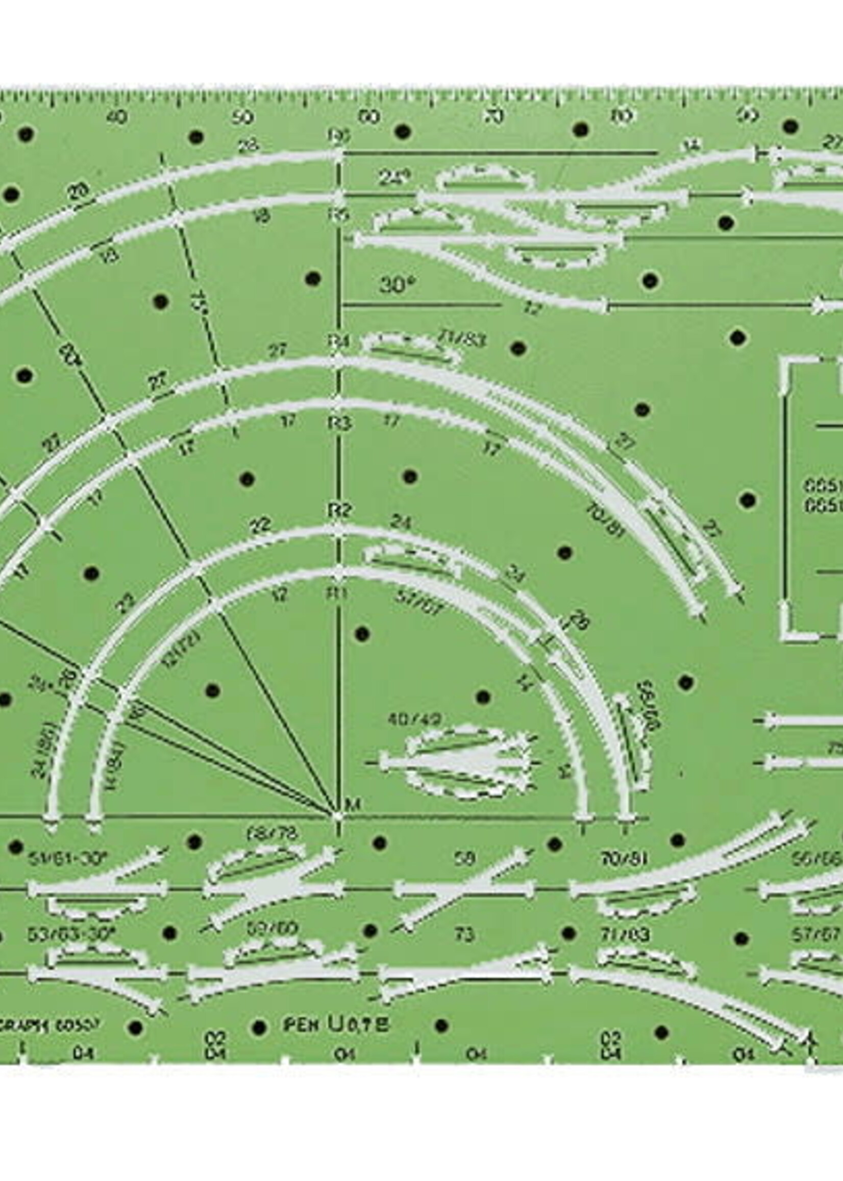 MINITRIX MINITRIX Railsjabloon (66600)
