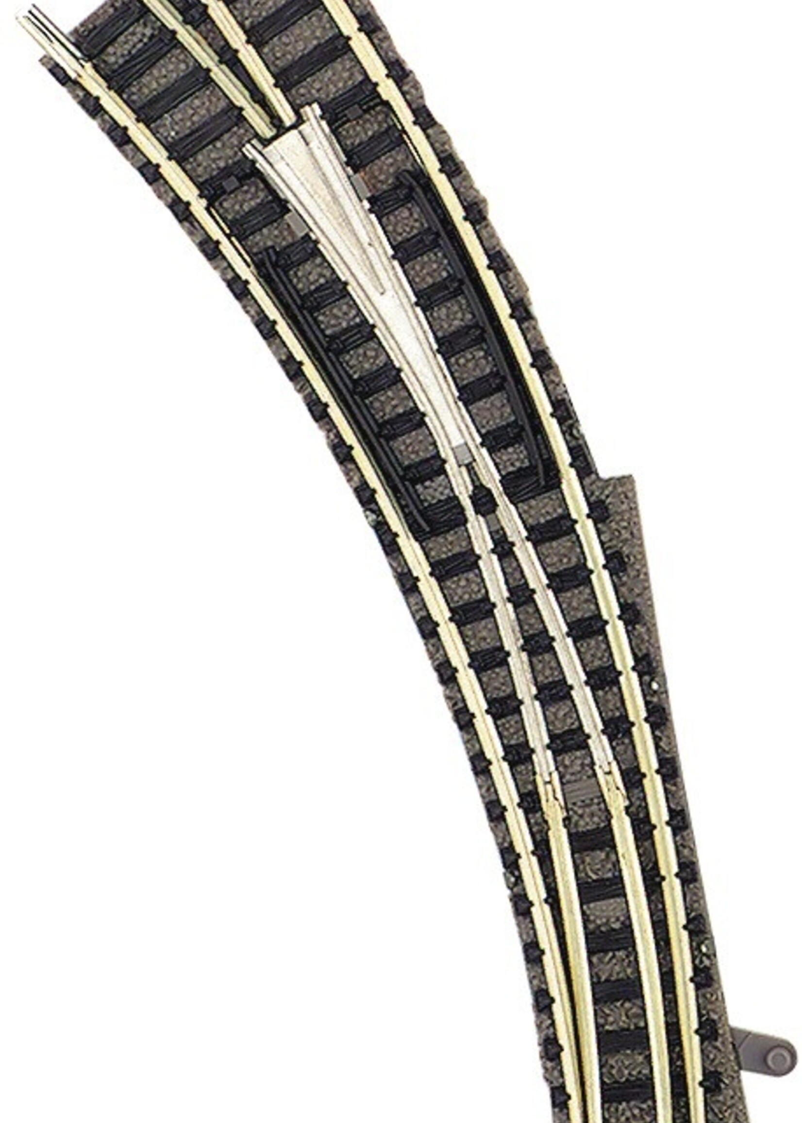 FLEISCHMANN 9168 Bochtwissel links gepolariseerd hartstuk met handaandrijving R1/R2 45 ° (N Profi)