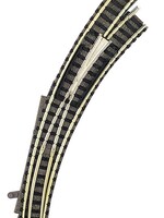 FLEISCHMANN 9169 Bochtwissel rechts gepolariseerd hartstuk met handaandrijving R1/R2 45 ° (N Profi)
