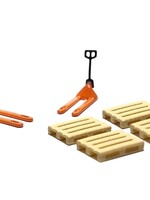 N-Train 2 Orange Palettenheber und 4 Euro-Paletten (211027)