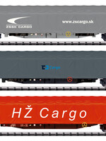 MINITRIX Sliding Tarp Car Set Rilns CD (15116)