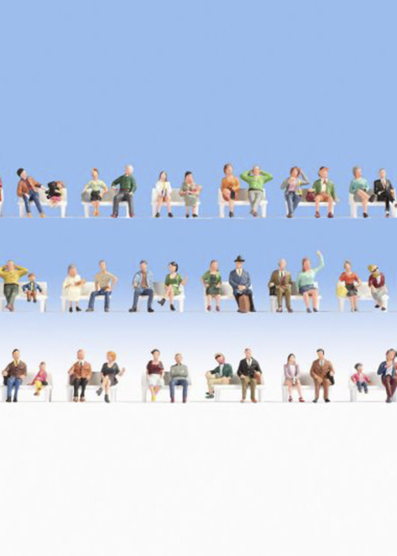 NOCH NOCH 46071 Mega-Spar-Set “Sitzende” TT