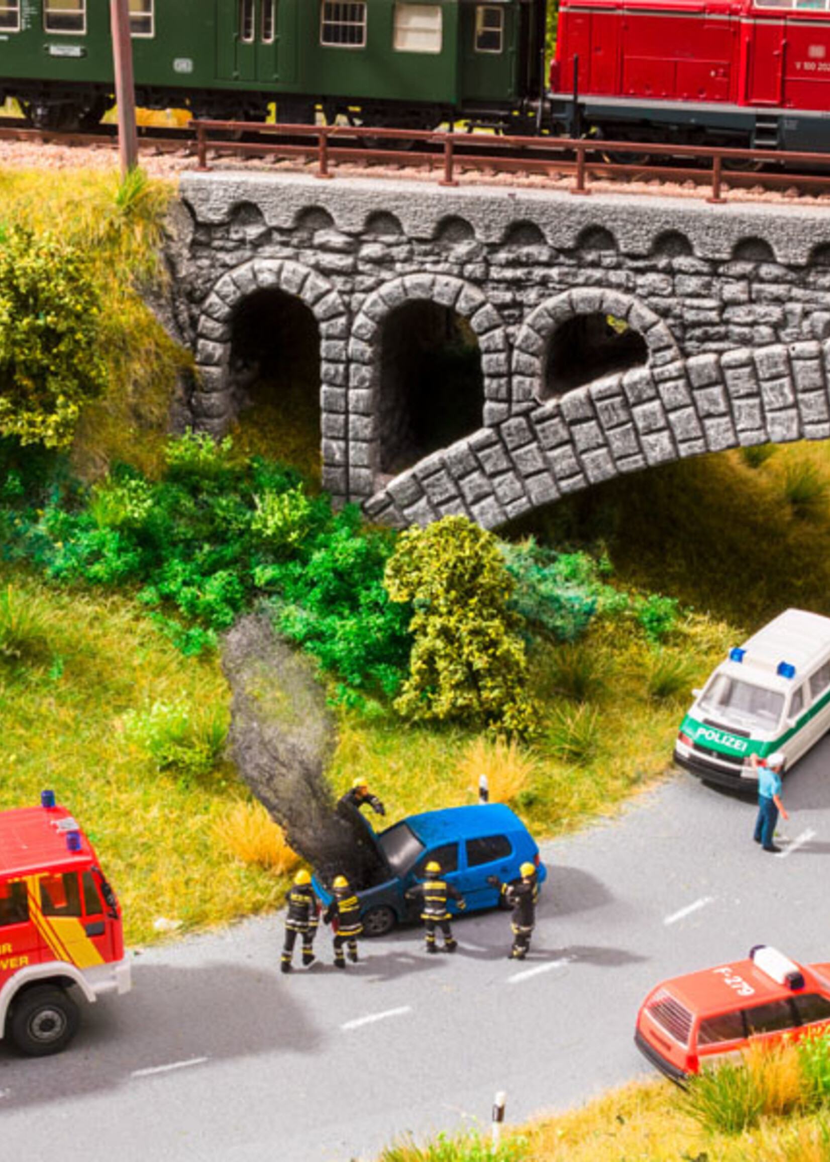 NOCH NOCH 12842 Feuerwehreinsatz H0