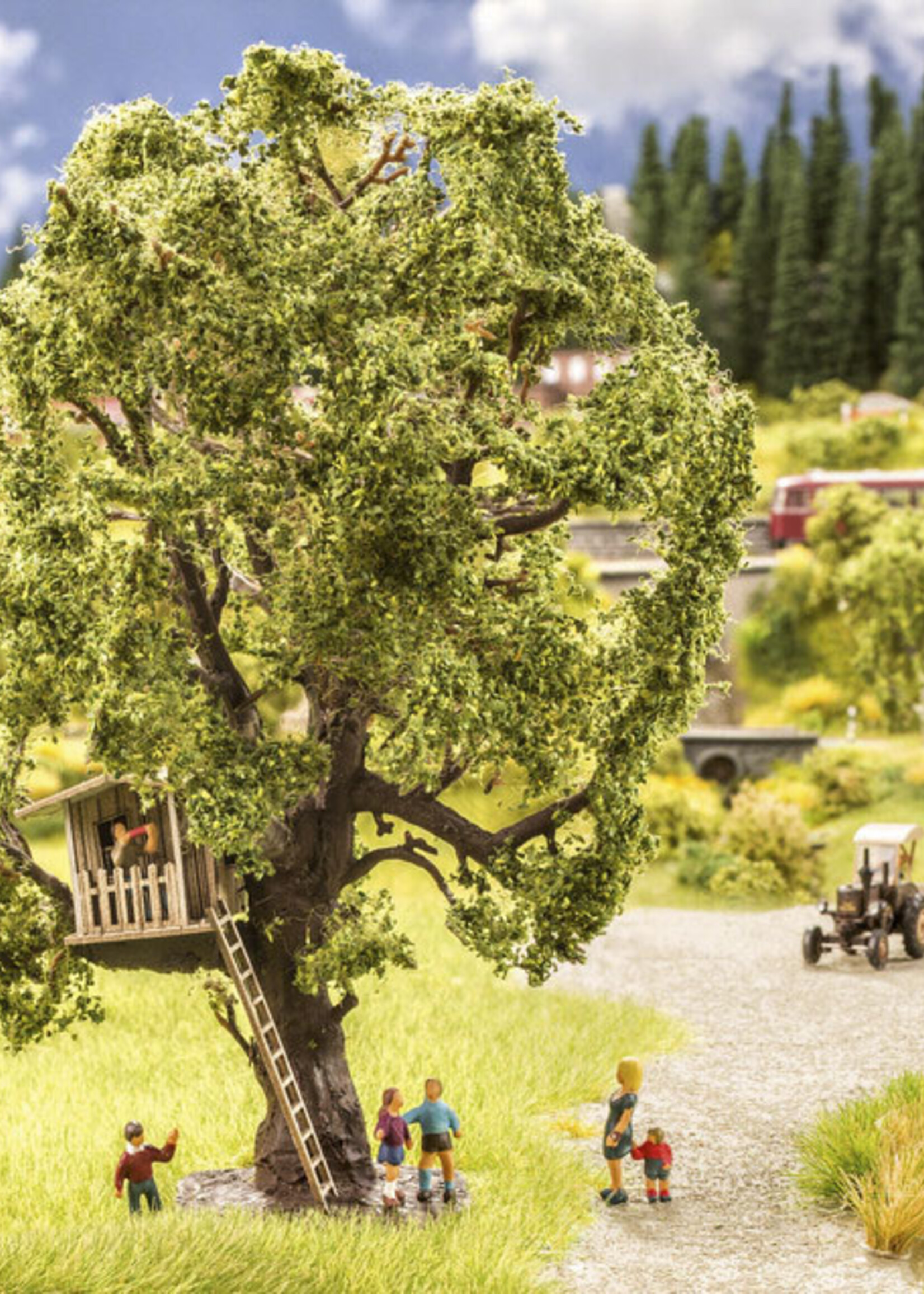 NOCH NOCH 21765 Baum mit Baumhaus H0