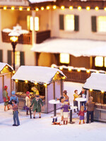 NOCH NOCH 65610 Kombi-Set “Auf dem Weihnachtsmarkt” (H0)