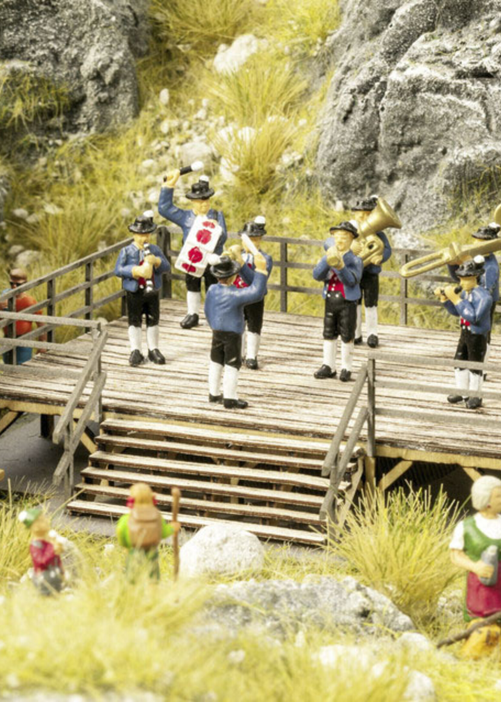 NOCH NOCH 66826 Festbühne mit micro-sound Blaskapelle (H0)