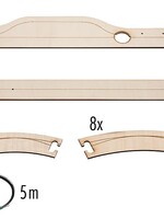 FALLER FALLER 162100 1/160 LASER-STREET BASIS SET STRATENELEMENTEN