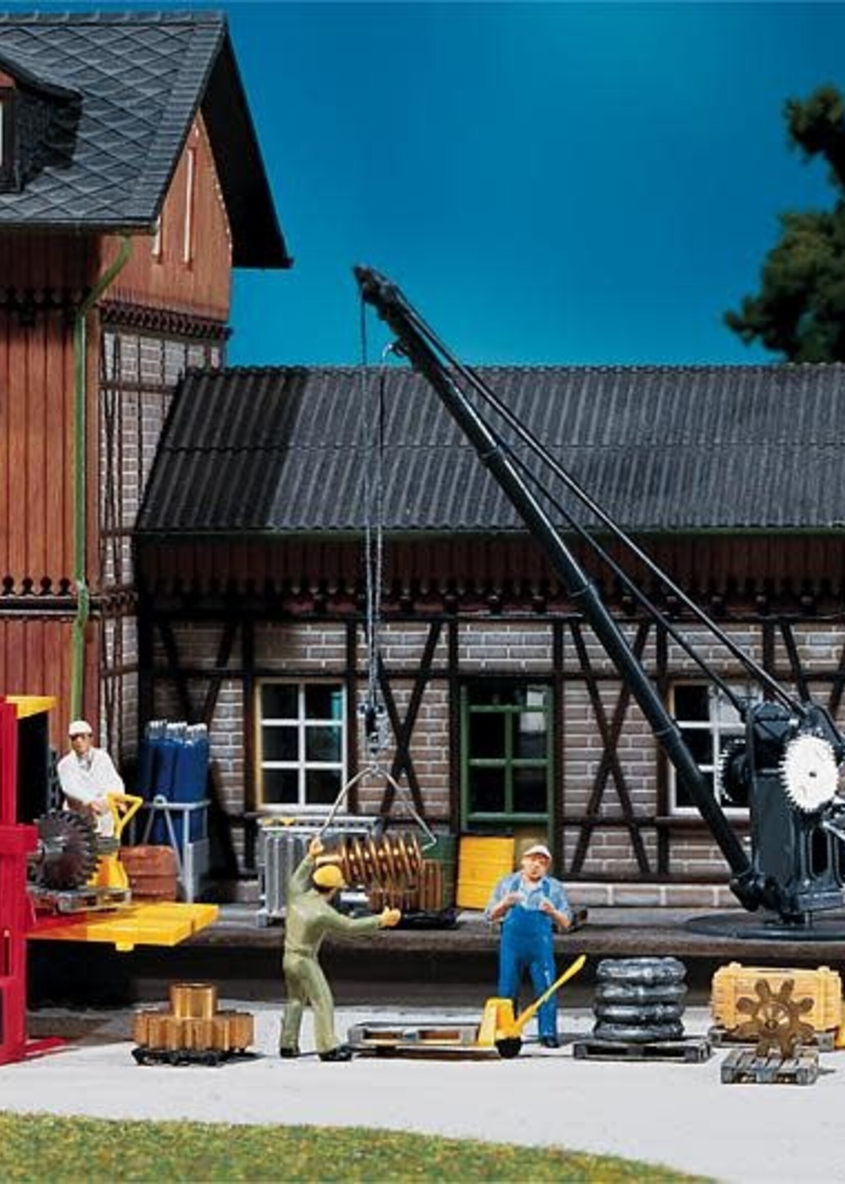 FALLER FALLER 222176 1/160 LAADKRAAN MET LAADGOEDEREN