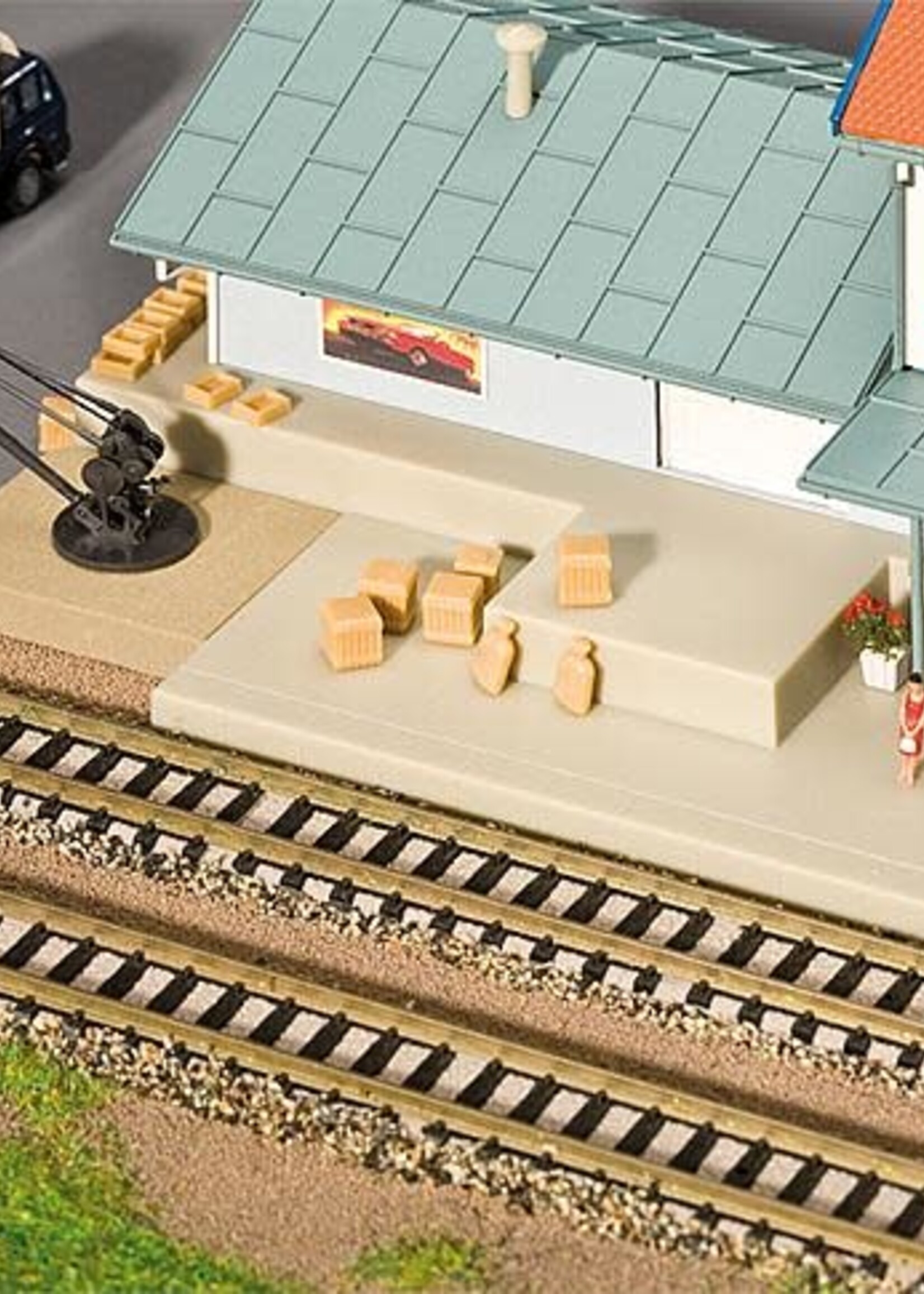 FALLER FALLER 222176 1/160 LAADKRAAN MET LAADGOEDEREN