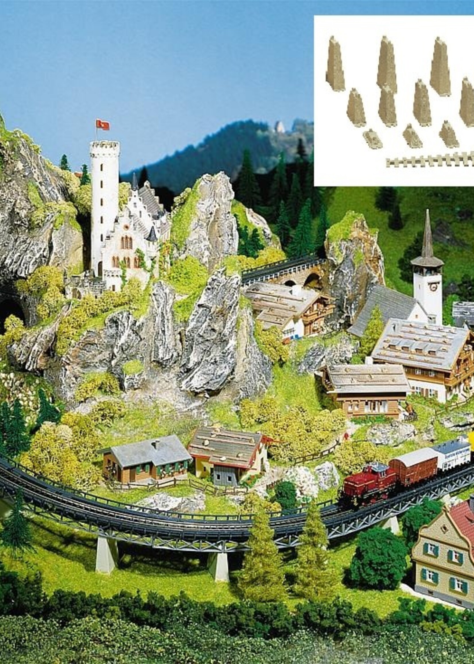 FALLER FALLER 222547 1/160 PIJLERSET