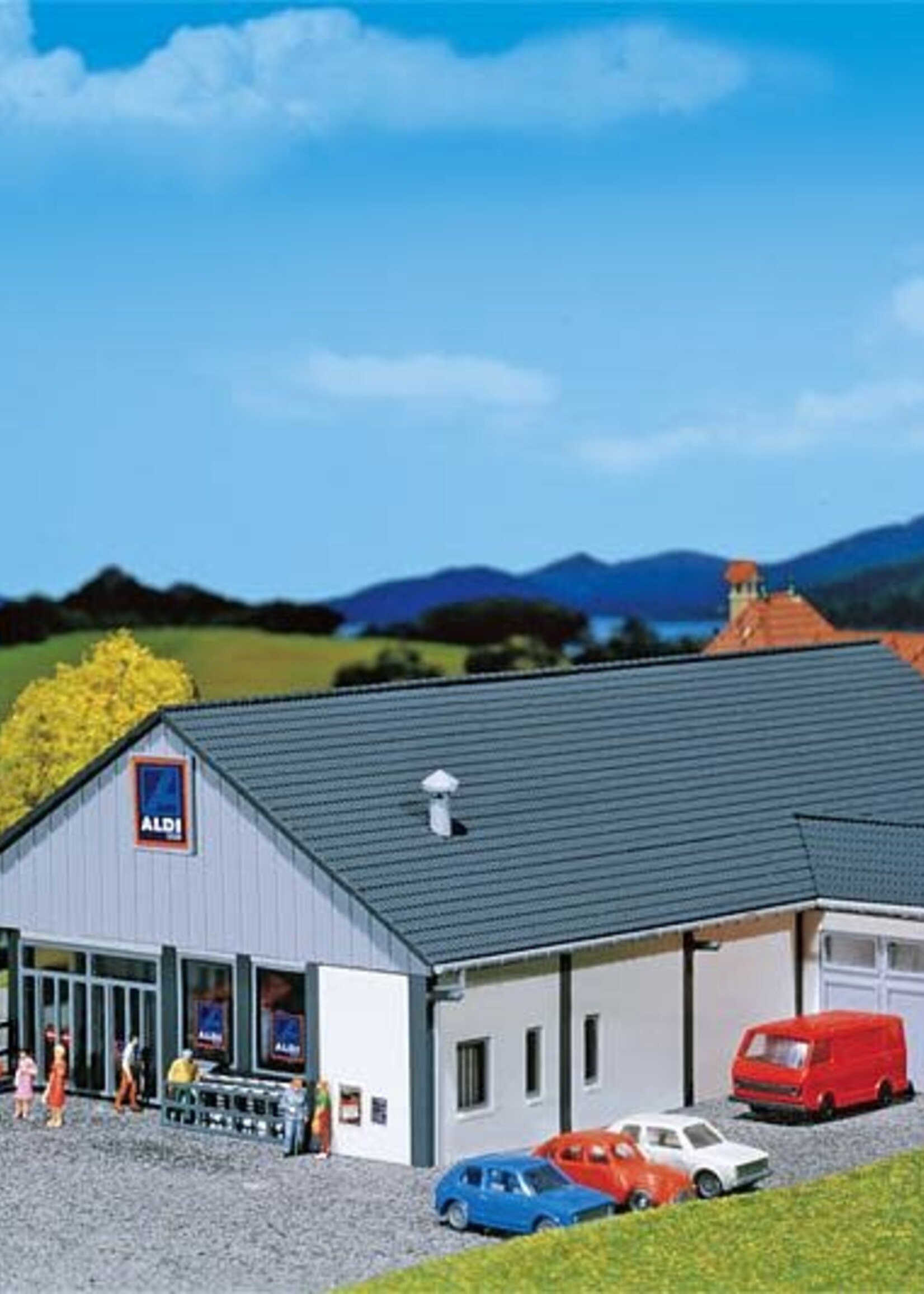 FALLER FALLER 232204 1/160 ALDI-MARKT ZUID/NOORD