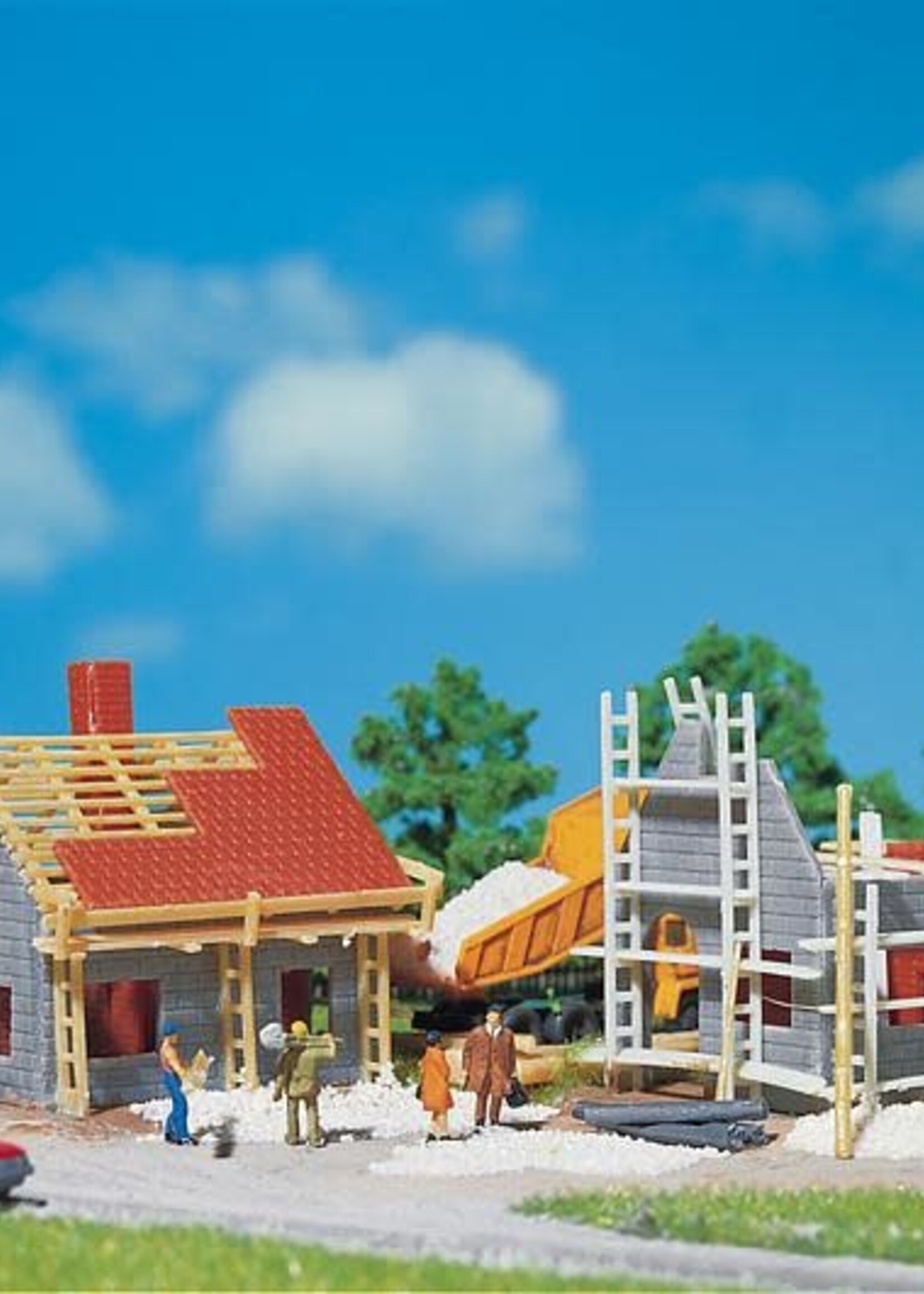 FALLER FALLER 232223 1/160 2 HUIZEN IN AANBOUW