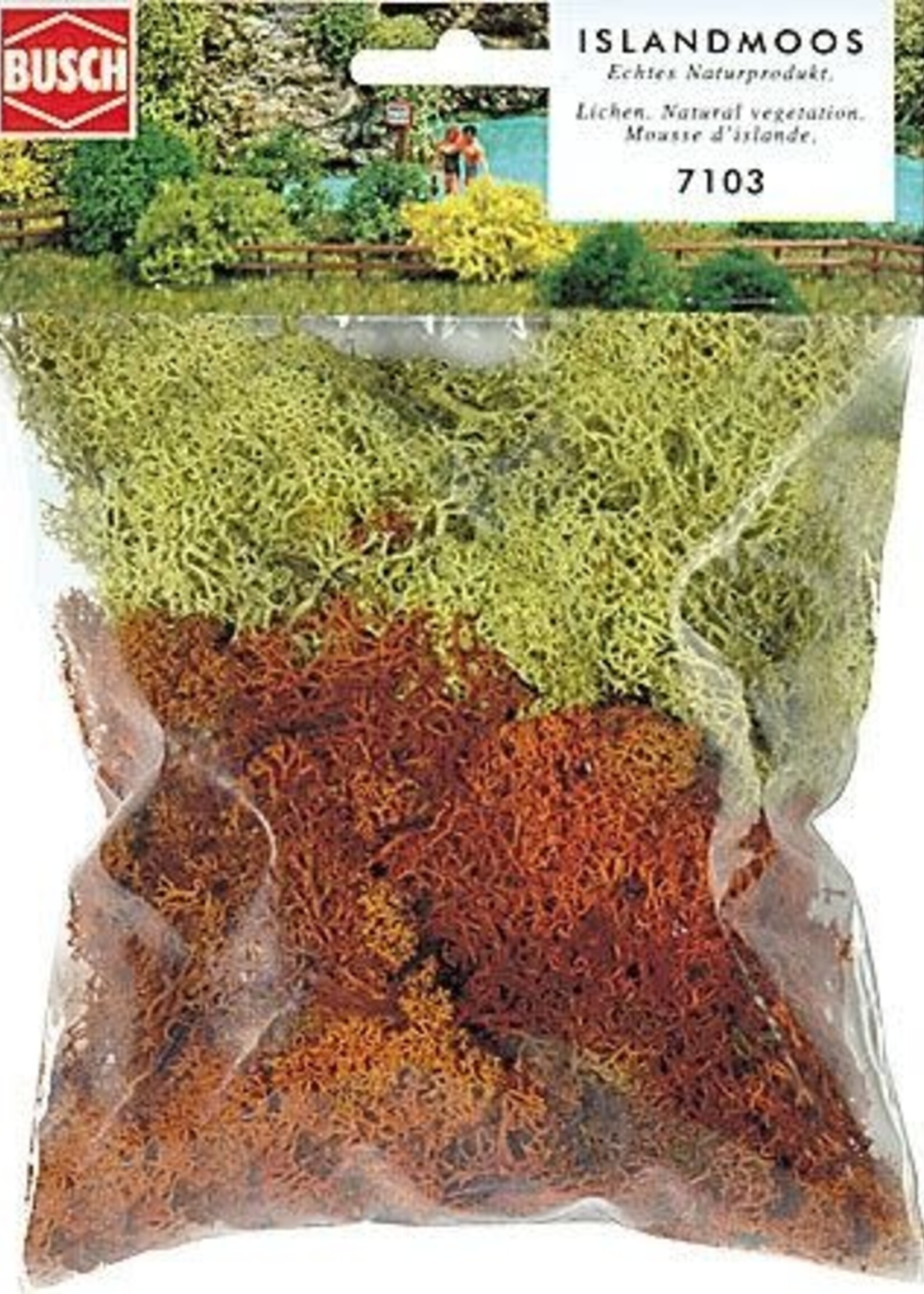 BUSCH BUSCH 7103 ISLANDMOOS,GELB/BRAUN
