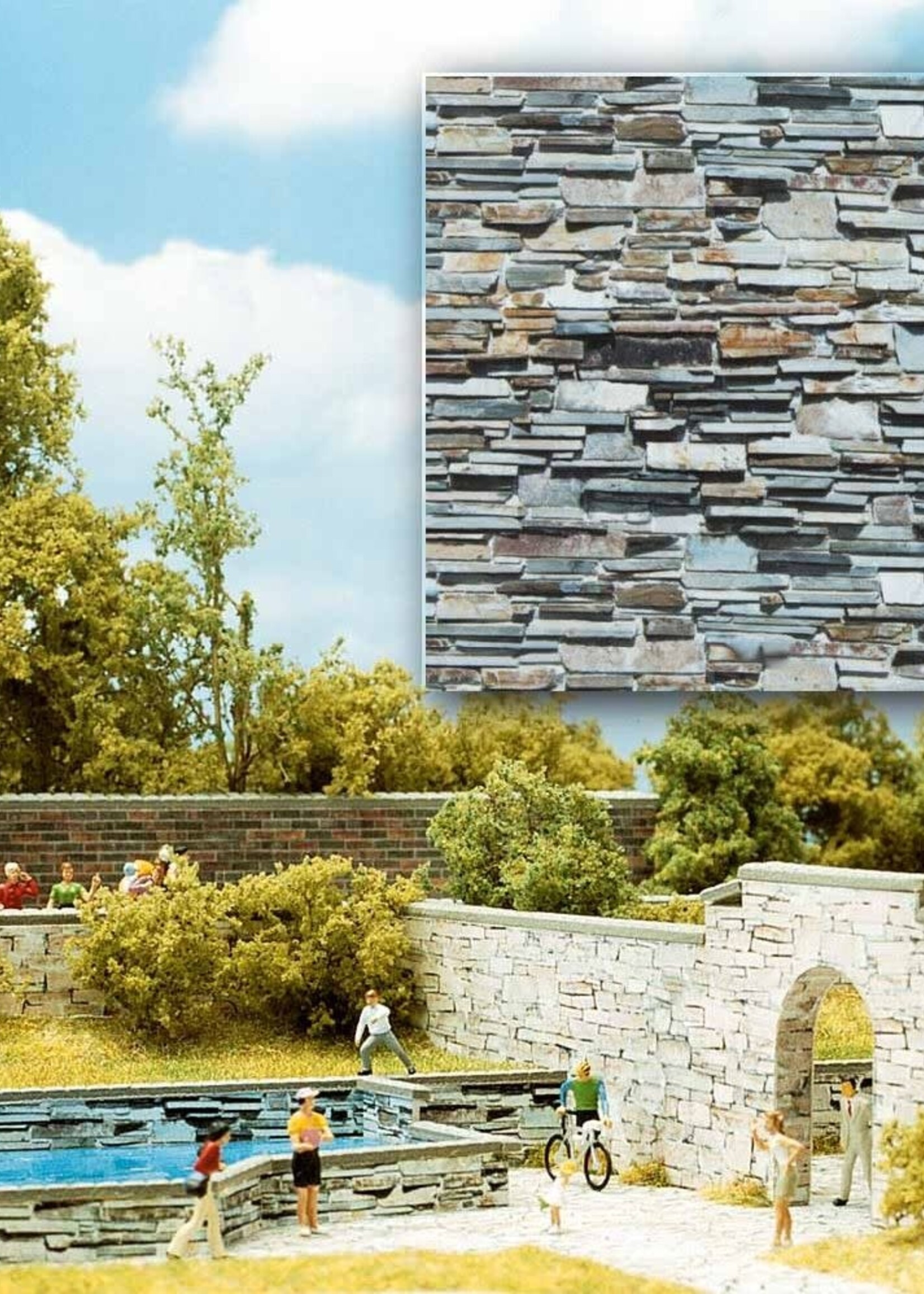 BUSCH 7421 DEKOPL. SCHICHTGESTEIN H0/TT