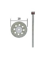 PROXXON Proxxon 28844 DIAMANT DOORSLIJPSCHIJF Ø 20 MM, MET KOELGATEN + HOUDER