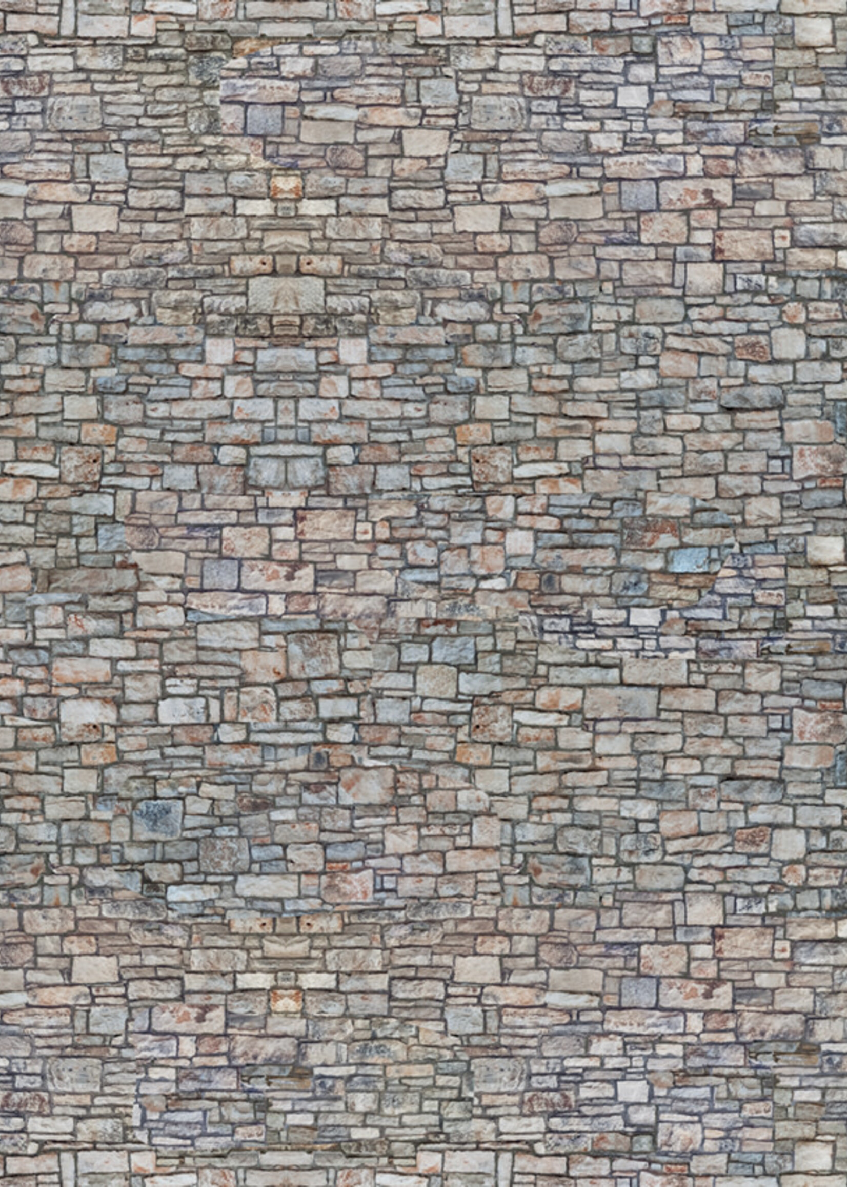 NOCH NOCH 56940 3D-Kartonplatte “Bruchsteinmauer” N