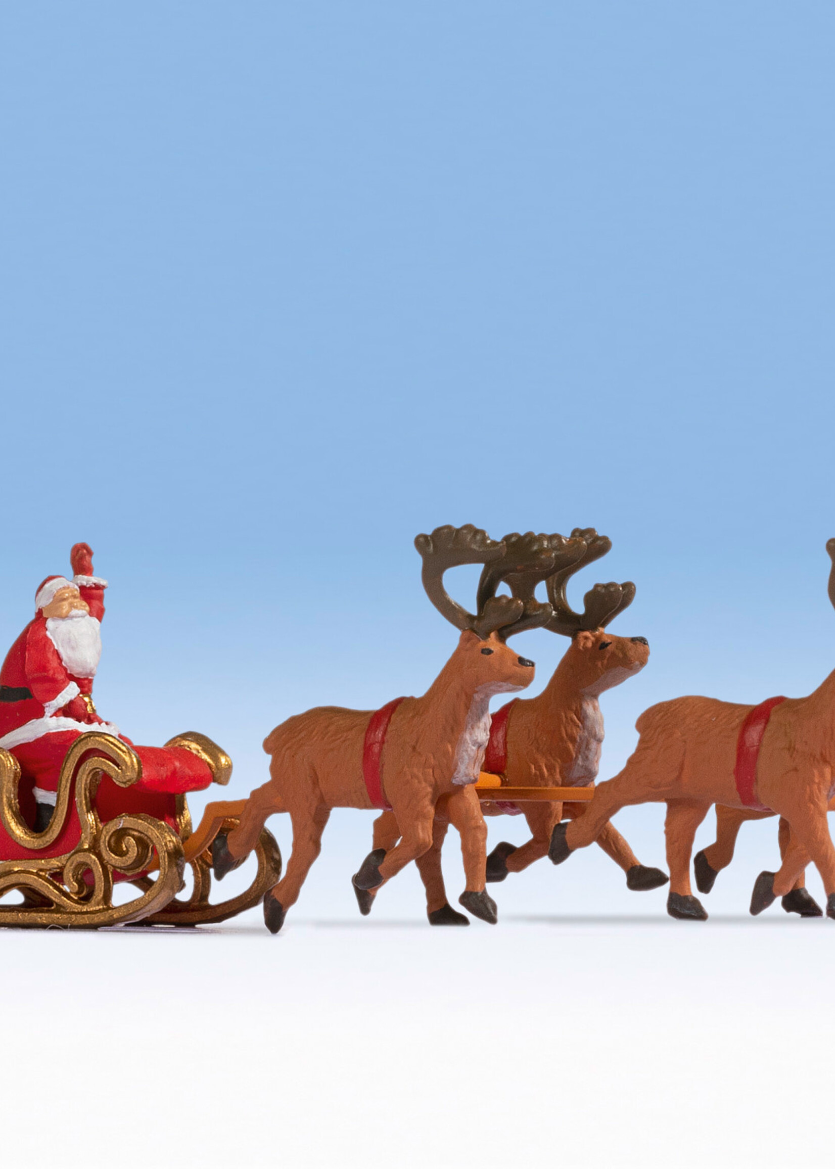 NOCH NOCH 15924 Weihnachtsmann mit Schlitten H0