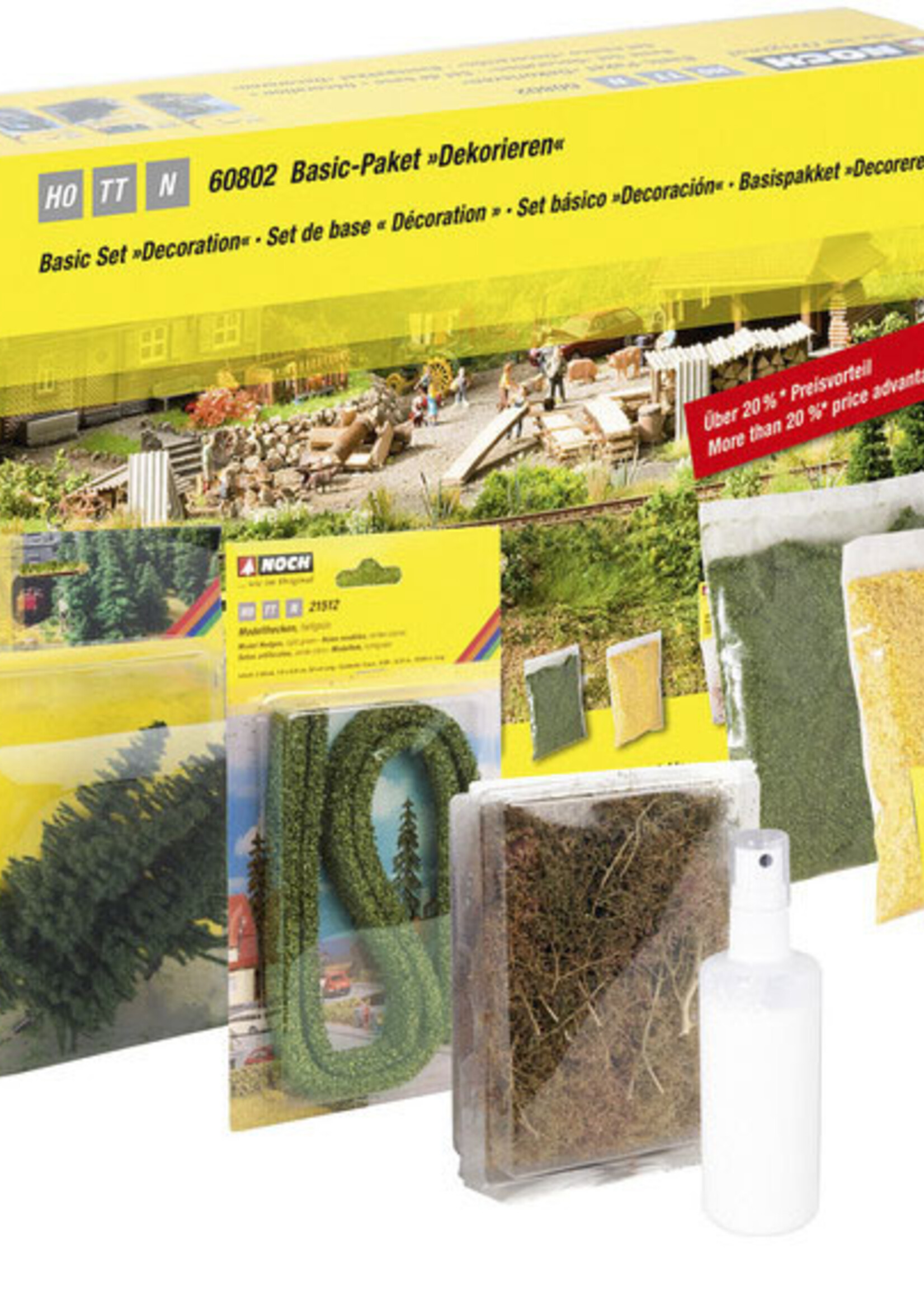 NOCH NOCH 60802 Basic-Paket “Dekorieren” (H0)