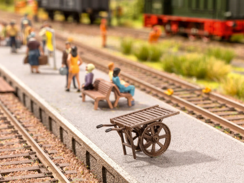 NOCH 13920 3D-Mini's Bahnsteigekarre