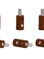 VIESSMANN VIE-06873 10 QUERLOCHSTECKER BRAUN