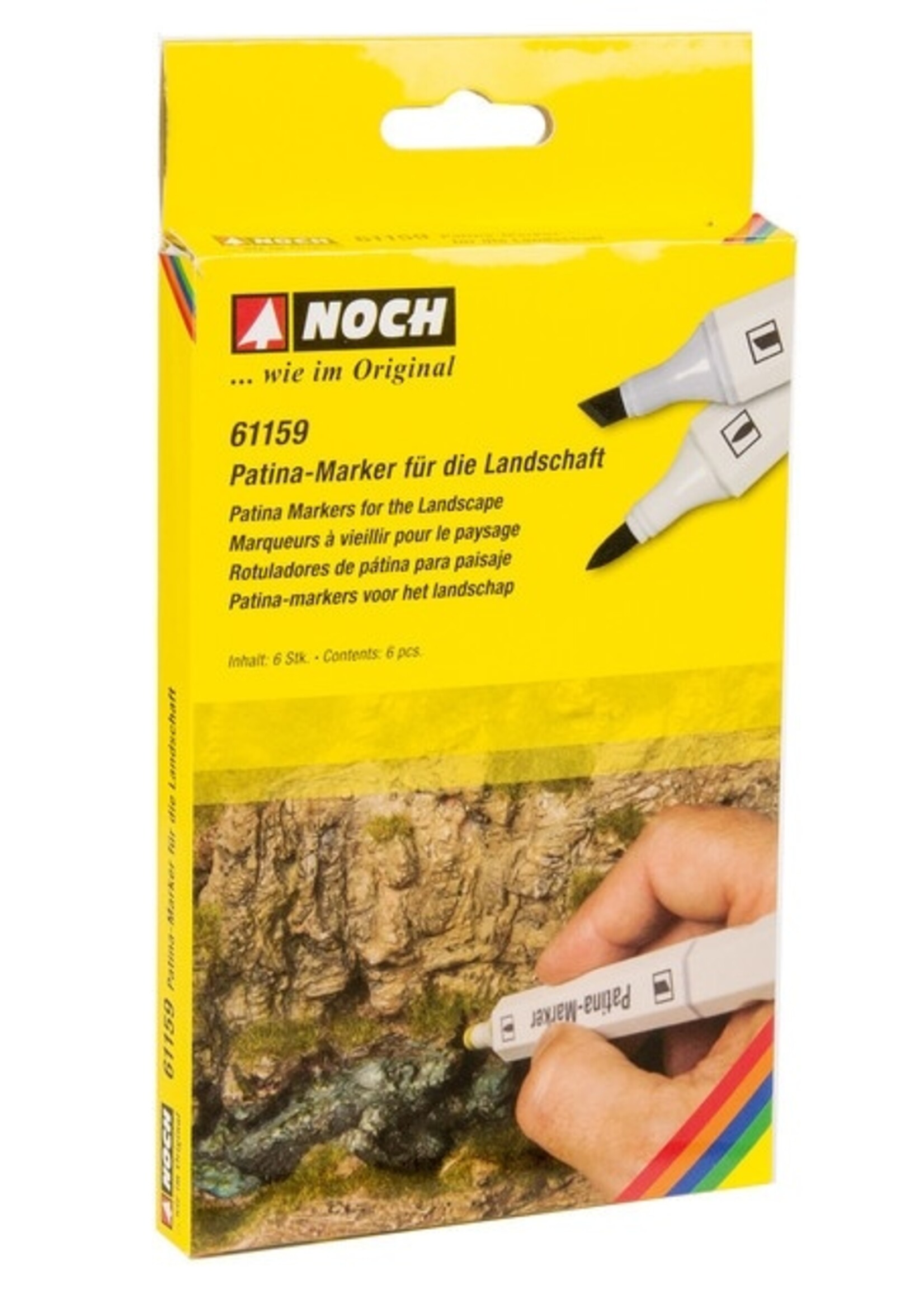NOCH NOCH 61159 Patina-Marker für die Landschaft (G,0,H0,H0e,H0m,TT,N,Z)