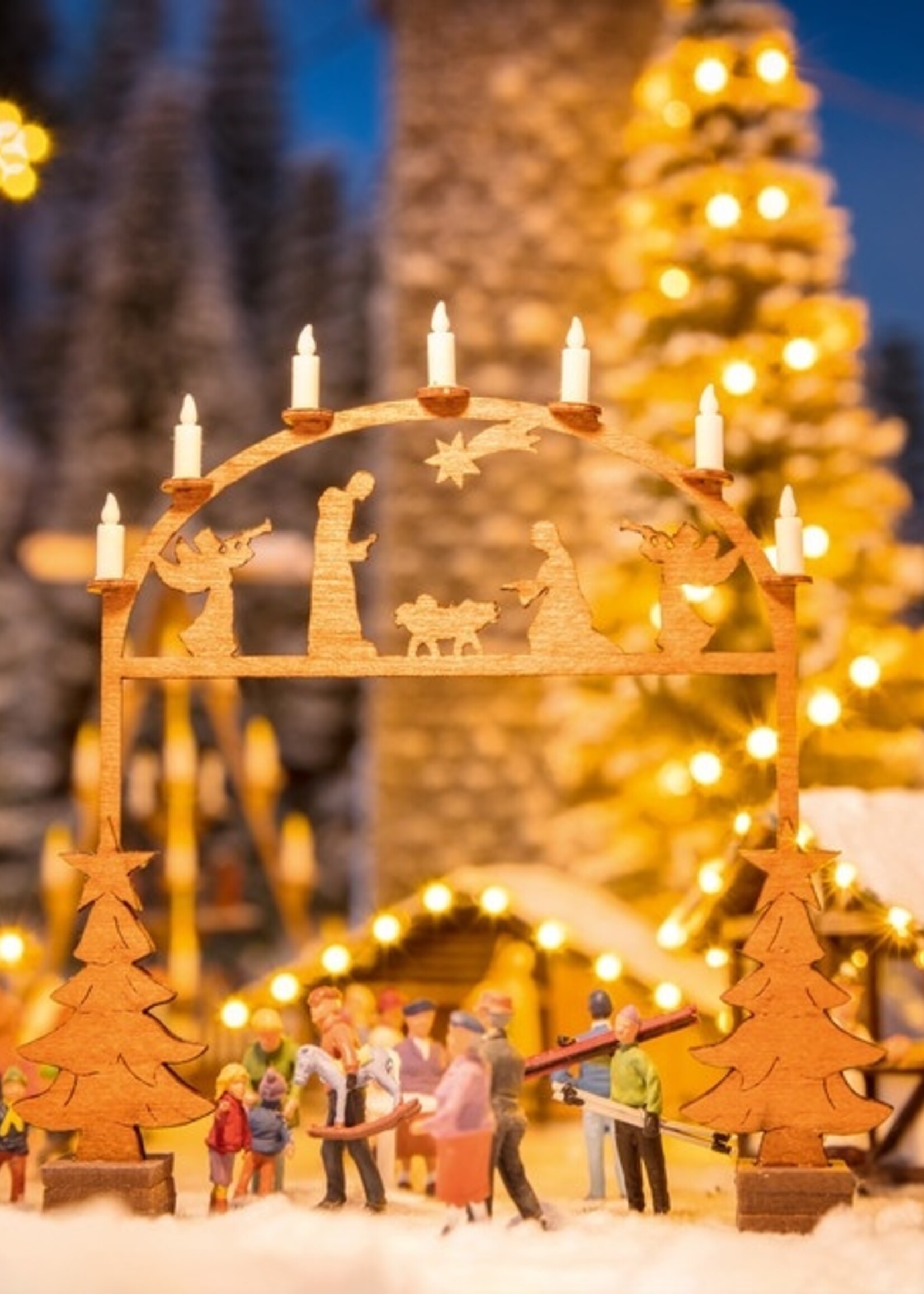 NOCH NOCH 14391 Weihnachtsmarkt-Eingangsbogen H0