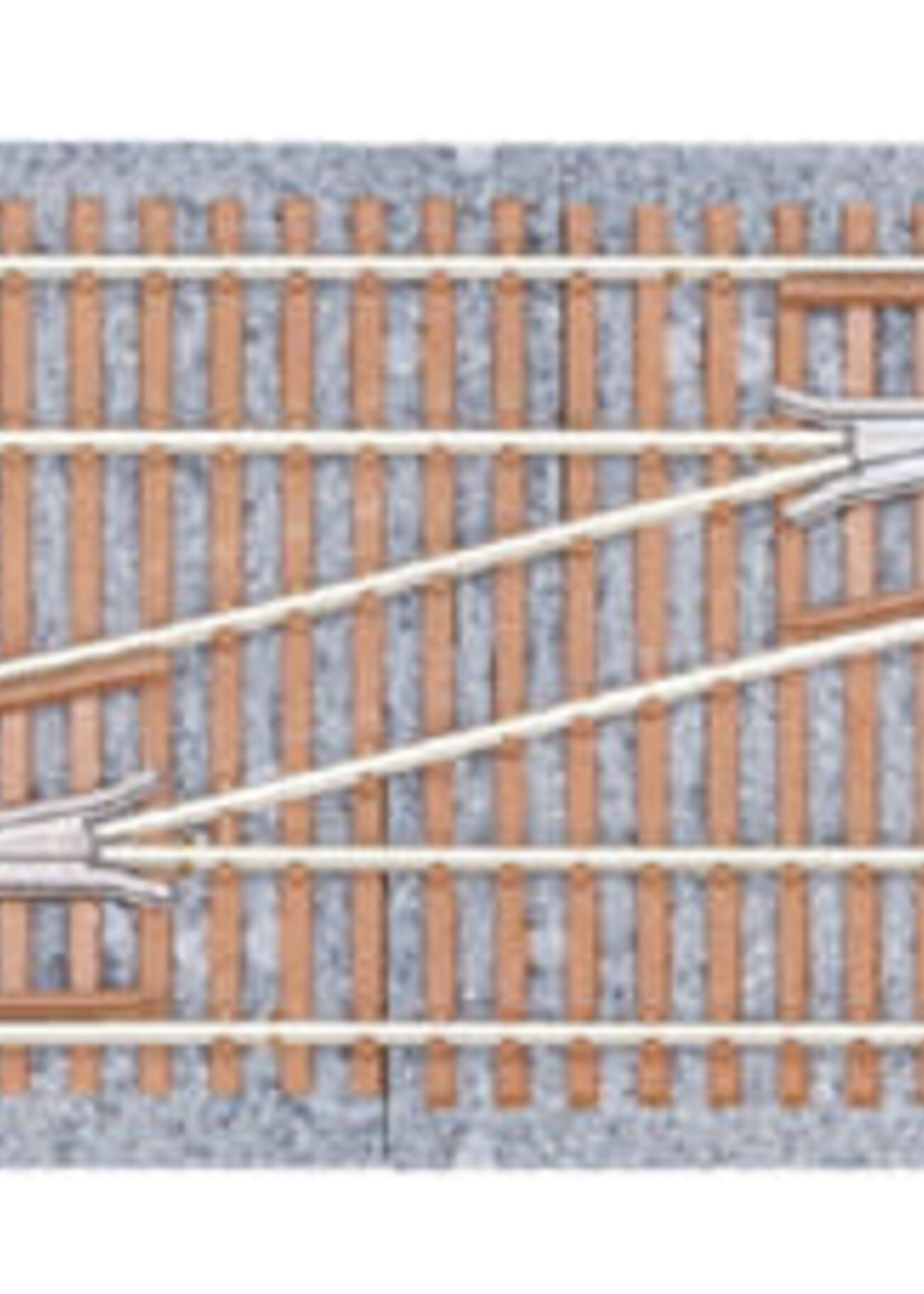 KATO KATO Doppelgleis mit Weiche, 248mm links (7078206)