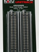 KATO KATO UNITRACK Viadukt 1-gleisig mit geradem Gleis 124 mm, 2 St. (7077002)