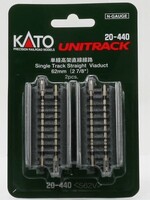 KATO KATO UNITRACK Viadukt 1-gl. m. geradem Gleis 62 mm, 2 St. (7077003)