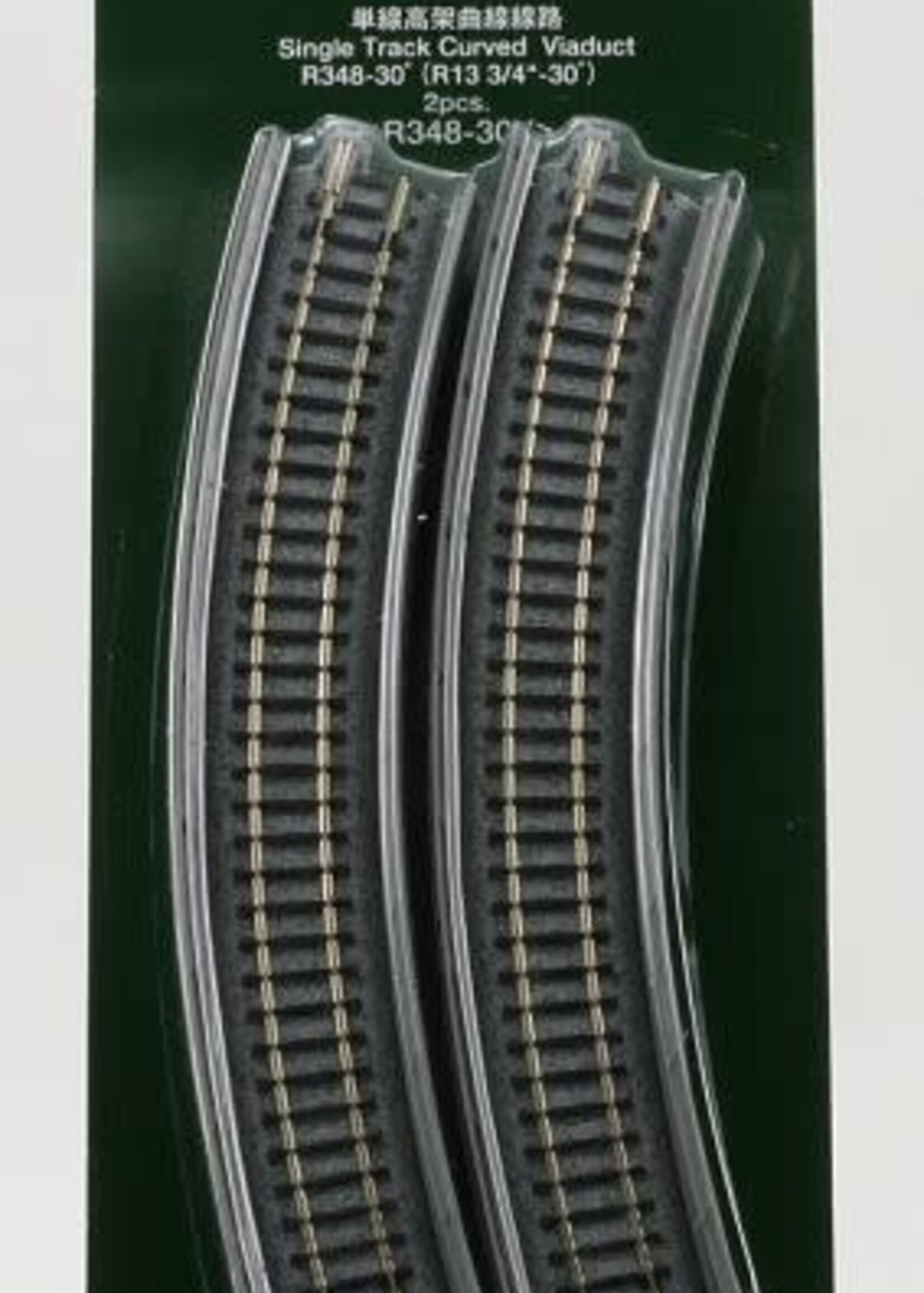 KATO KATO UNITRACK Viadukt-NBS m. Gleis gebogen 1-gleisig R 348-30°, 2 St. (7077103)