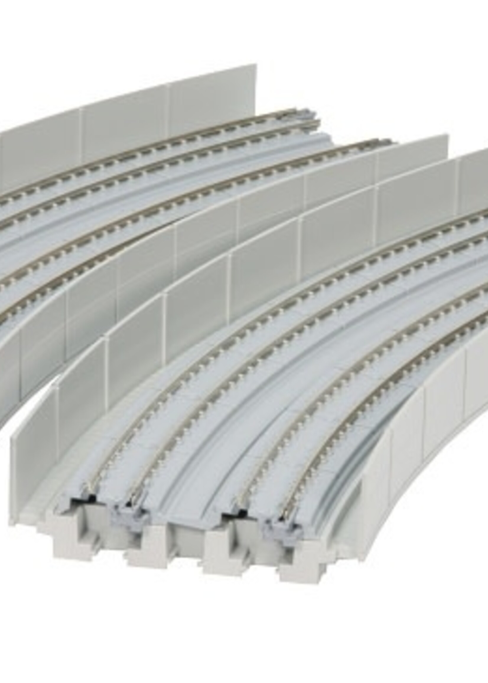 KATO KATO Viadukt-NBS 2-gl. m. geb.Gleis R414/381-45°, 2 St. (7077106)